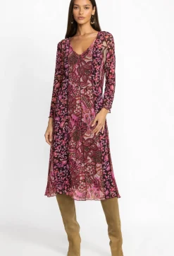 Agatha Mesh Midi Dress