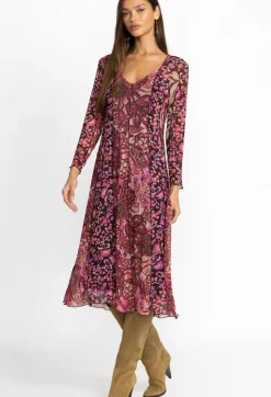 Agatha Mesh Midi Dress