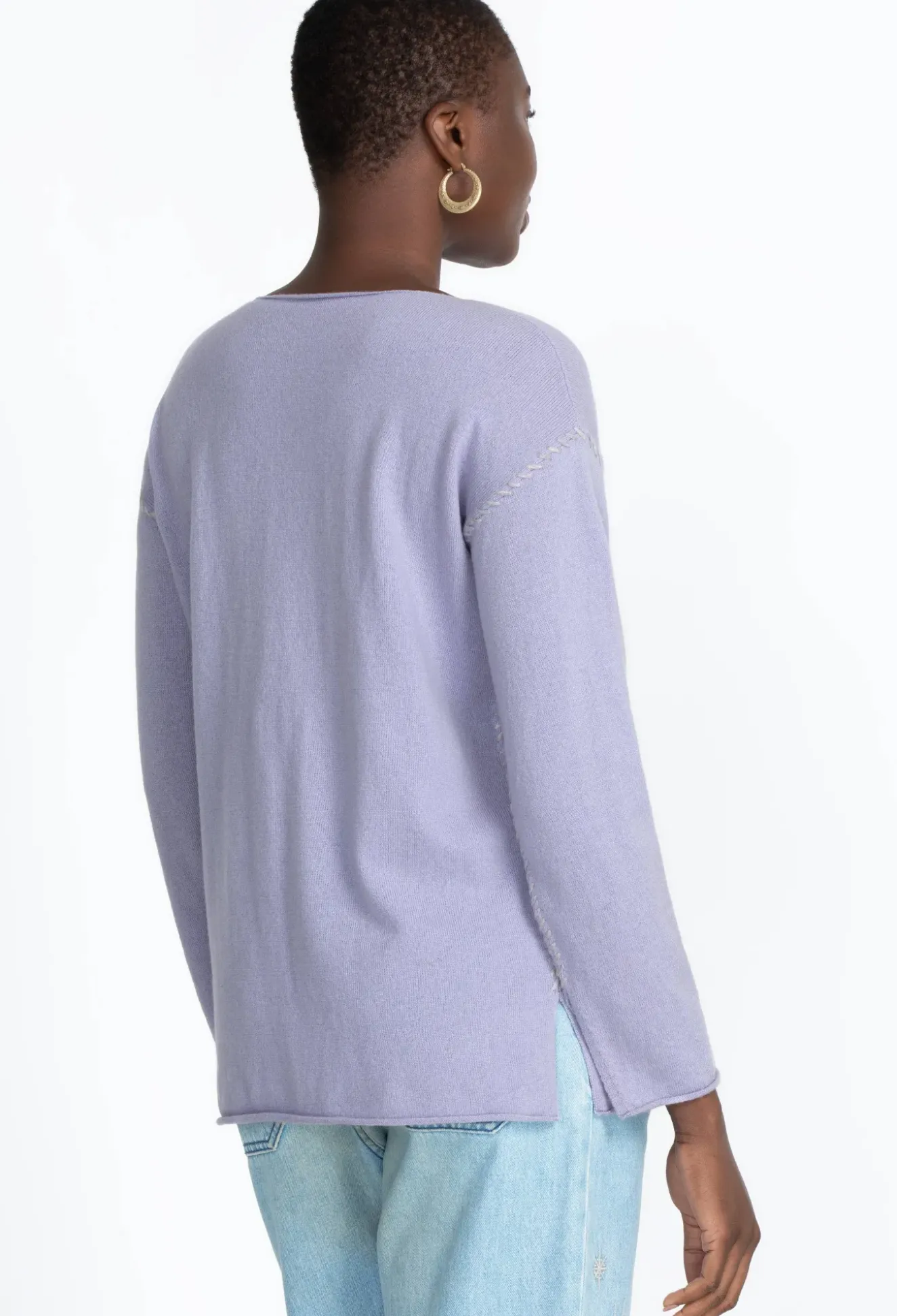Amber Stitched Pullover