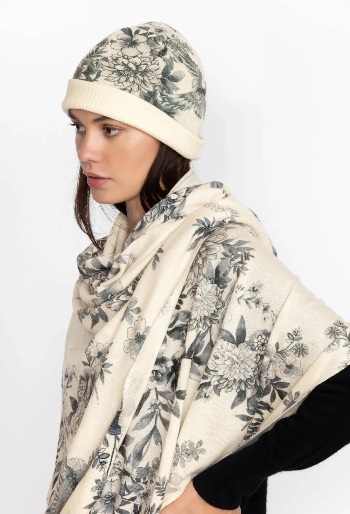 Anahi Printed Beanie