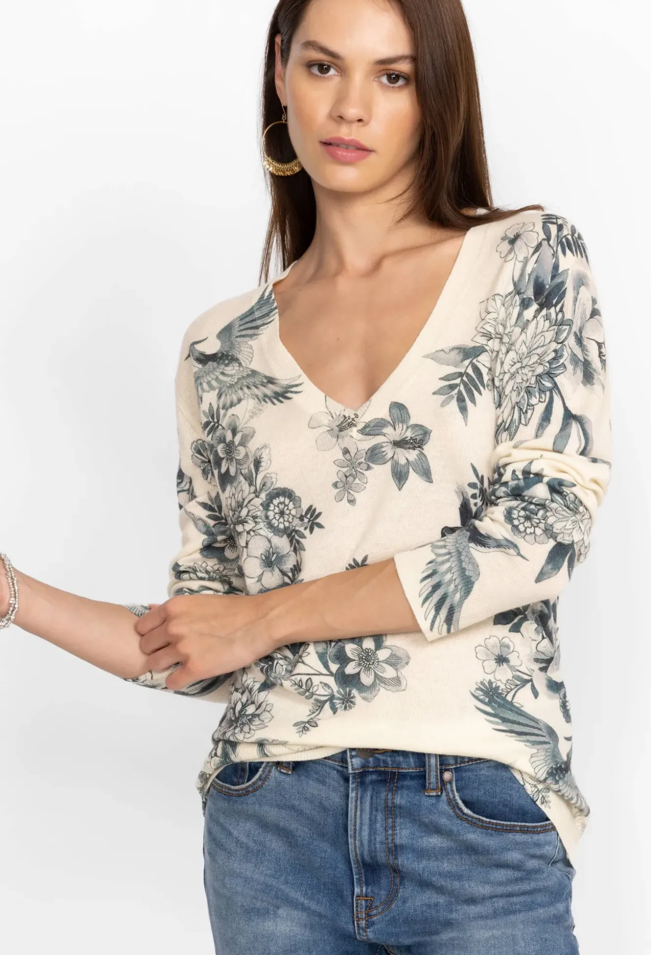 Anahi Printed Pullover