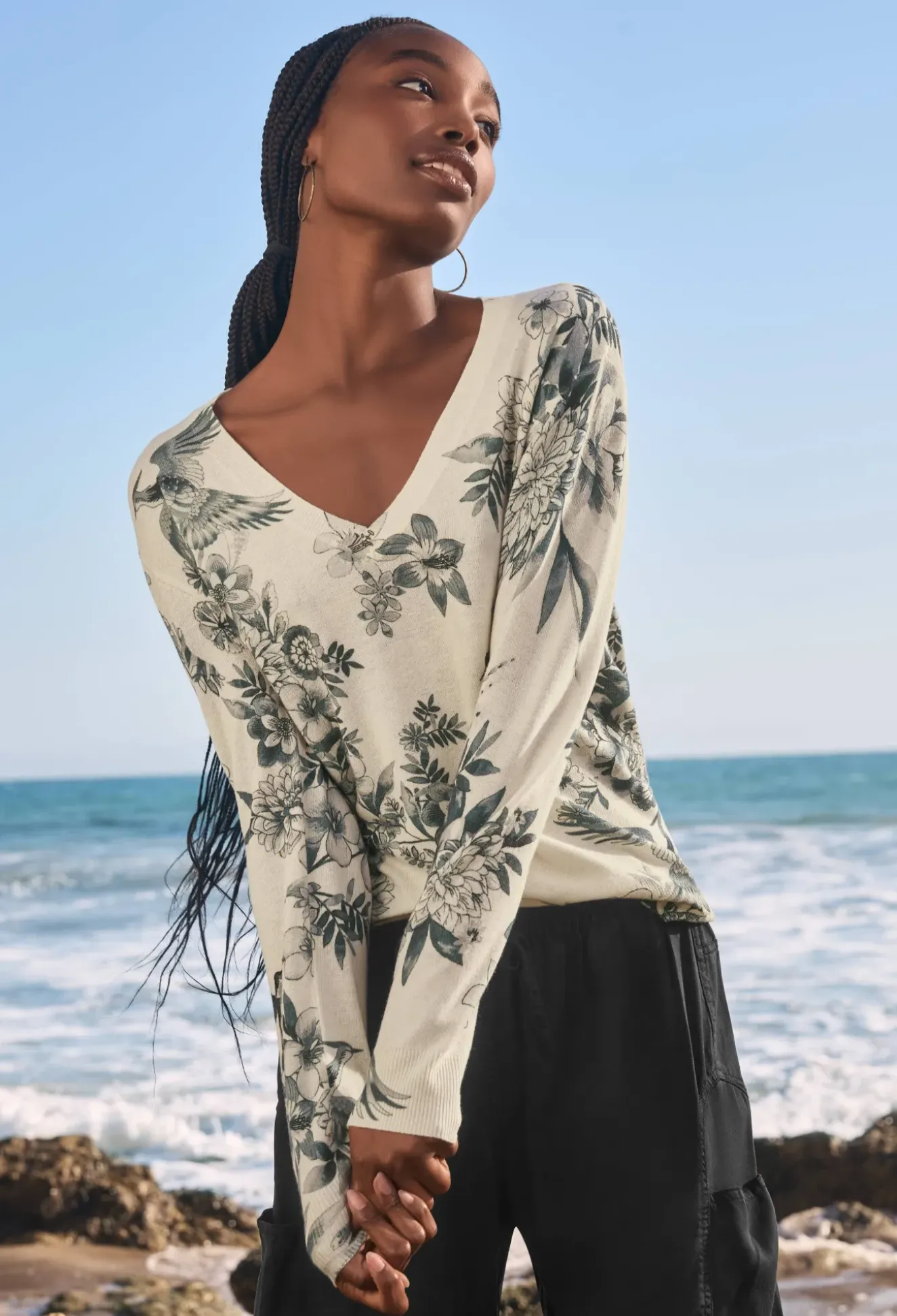 Anahi Printed Pullover