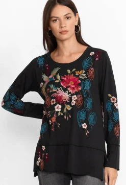 Ashira Raw Seam Long Sleeve Tee