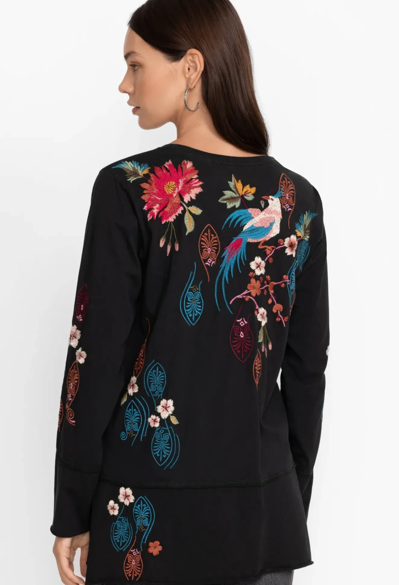 Ashira Raw Seam Long Sleeve Tee