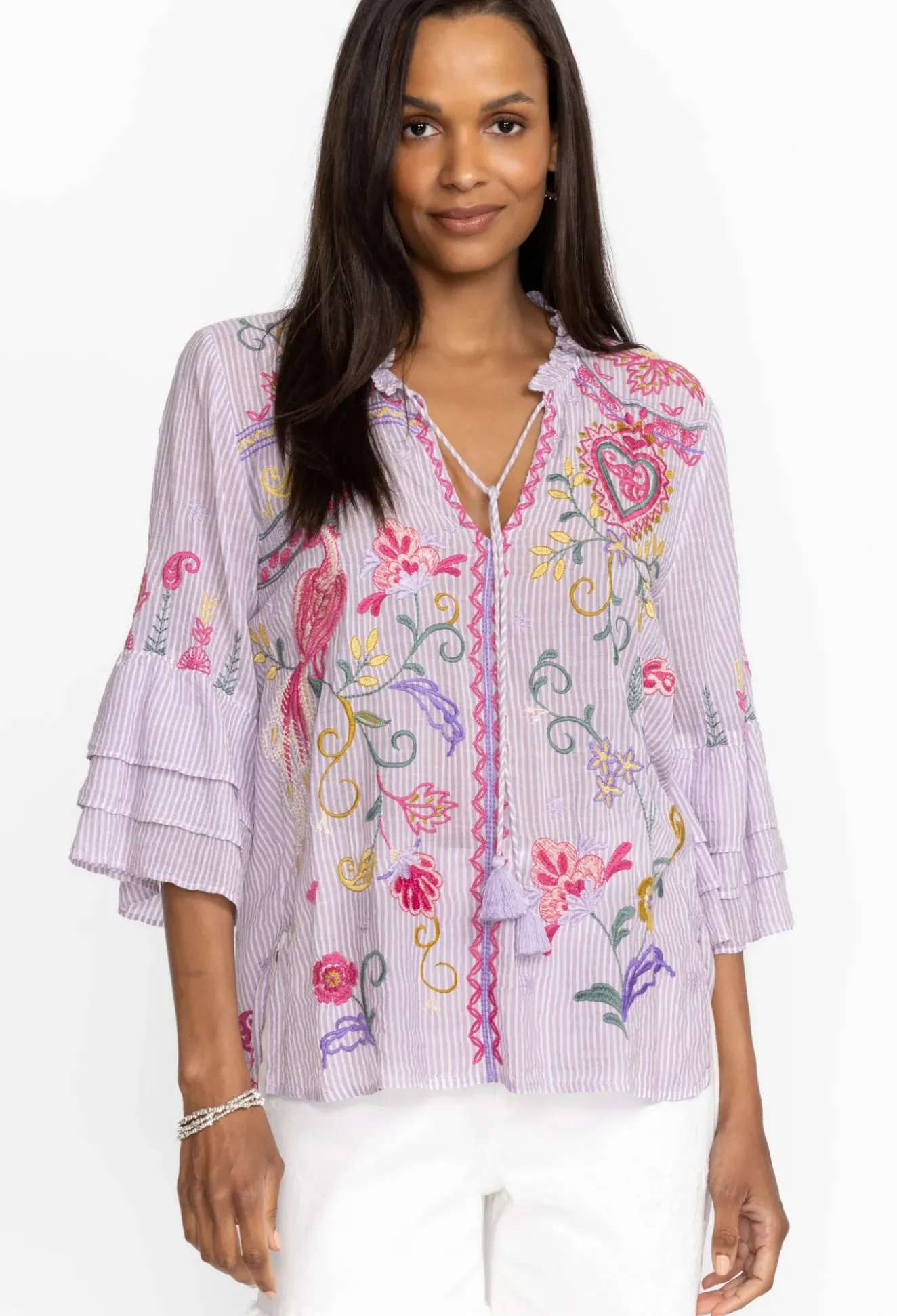 Ashlee Ruffle Sleeve Blouse