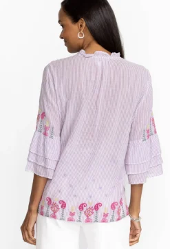 Ashlee Ruffle Sleeve Blouse