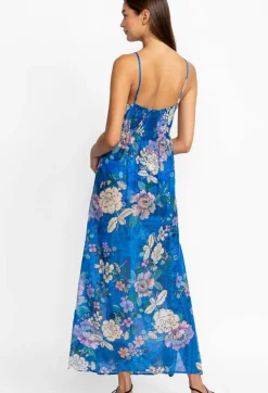 Back Tie Strappy Maxi Dress