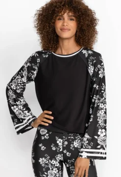 Bee Active Kimono Sleeve Swing Tee