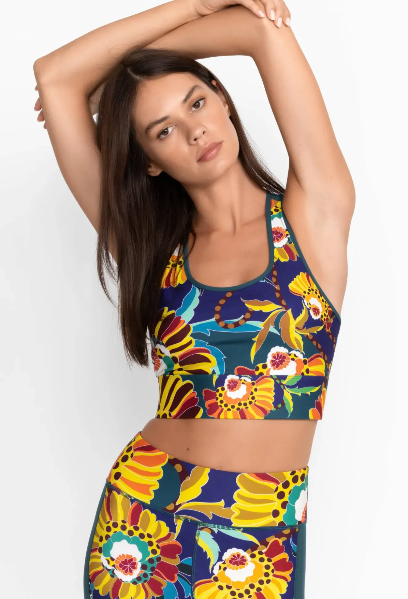 Bee Active Mesh Back Longline Bra