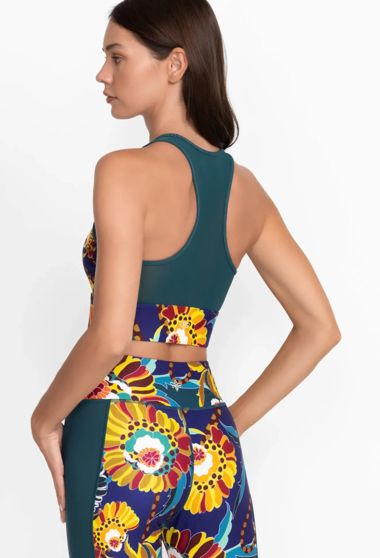 Bee Active Mesh Back Longline Bra