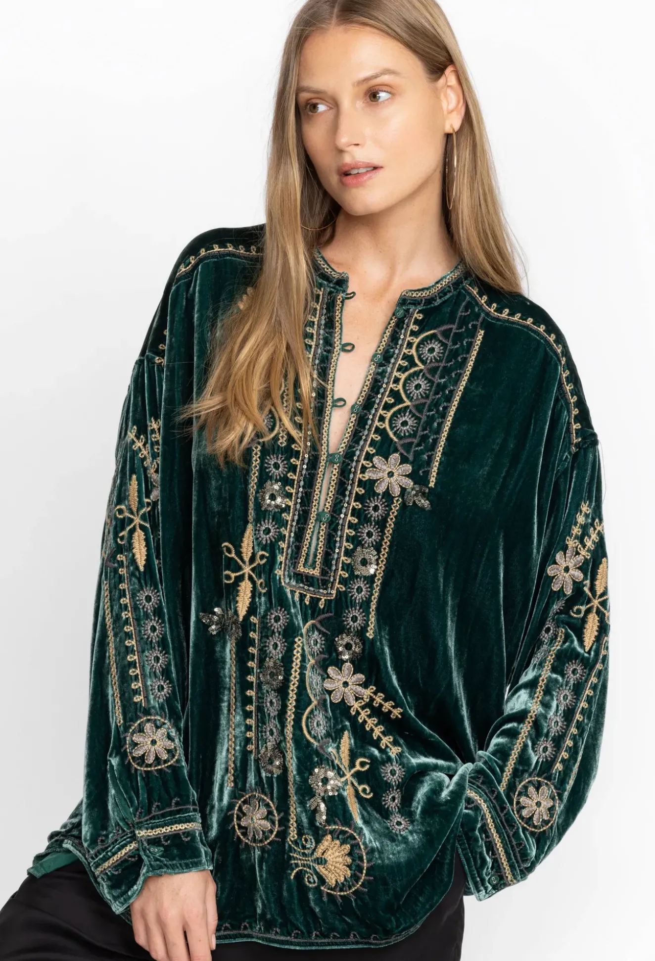 Belina Velvet Tunic