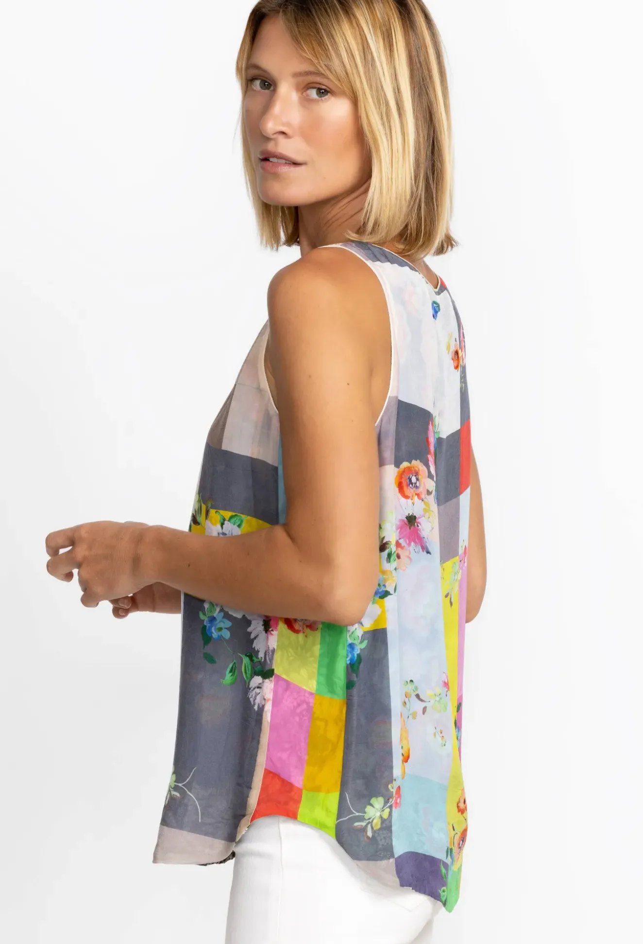 Block Mint Tank Top