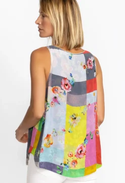 Block Mint Tank Top
