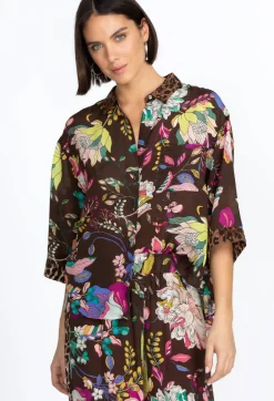 Boxy Silk Shirt