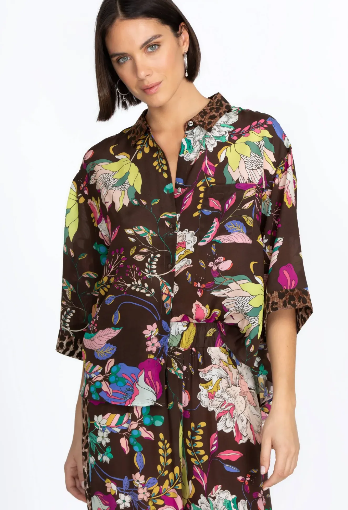 Boxy Silk Shirt