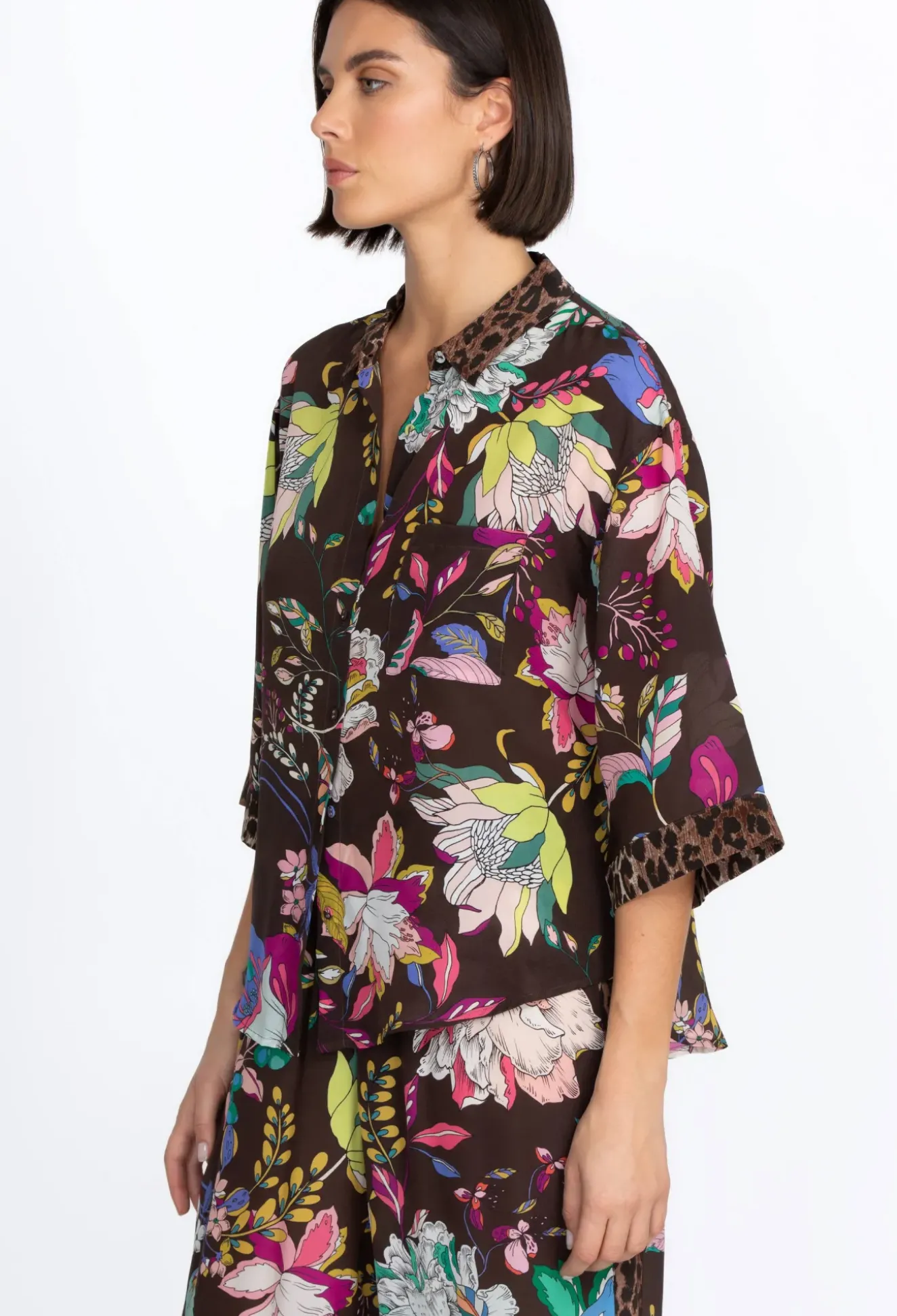Boxy Silk Shirt