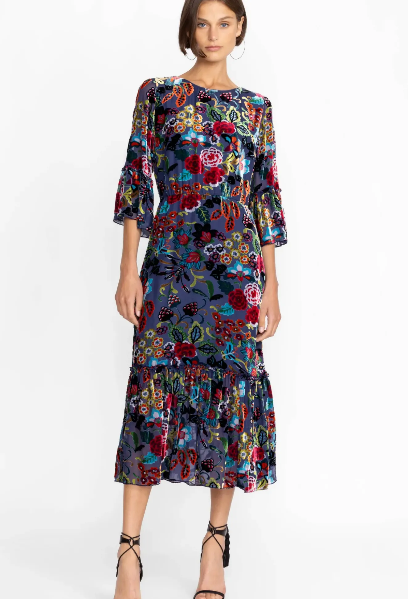 Burnout Tanya Dress (Lined)