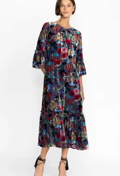 Burnout Tanya Dress (Lined)