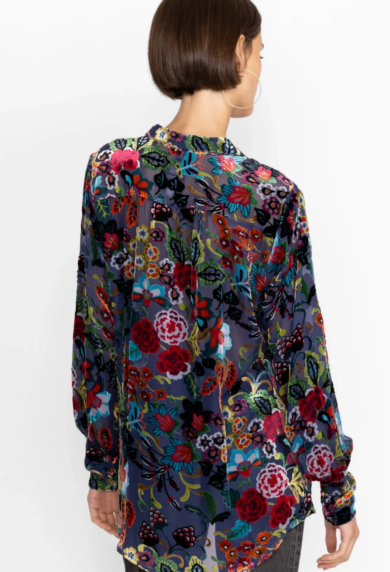 Burnout Yrene Blouse