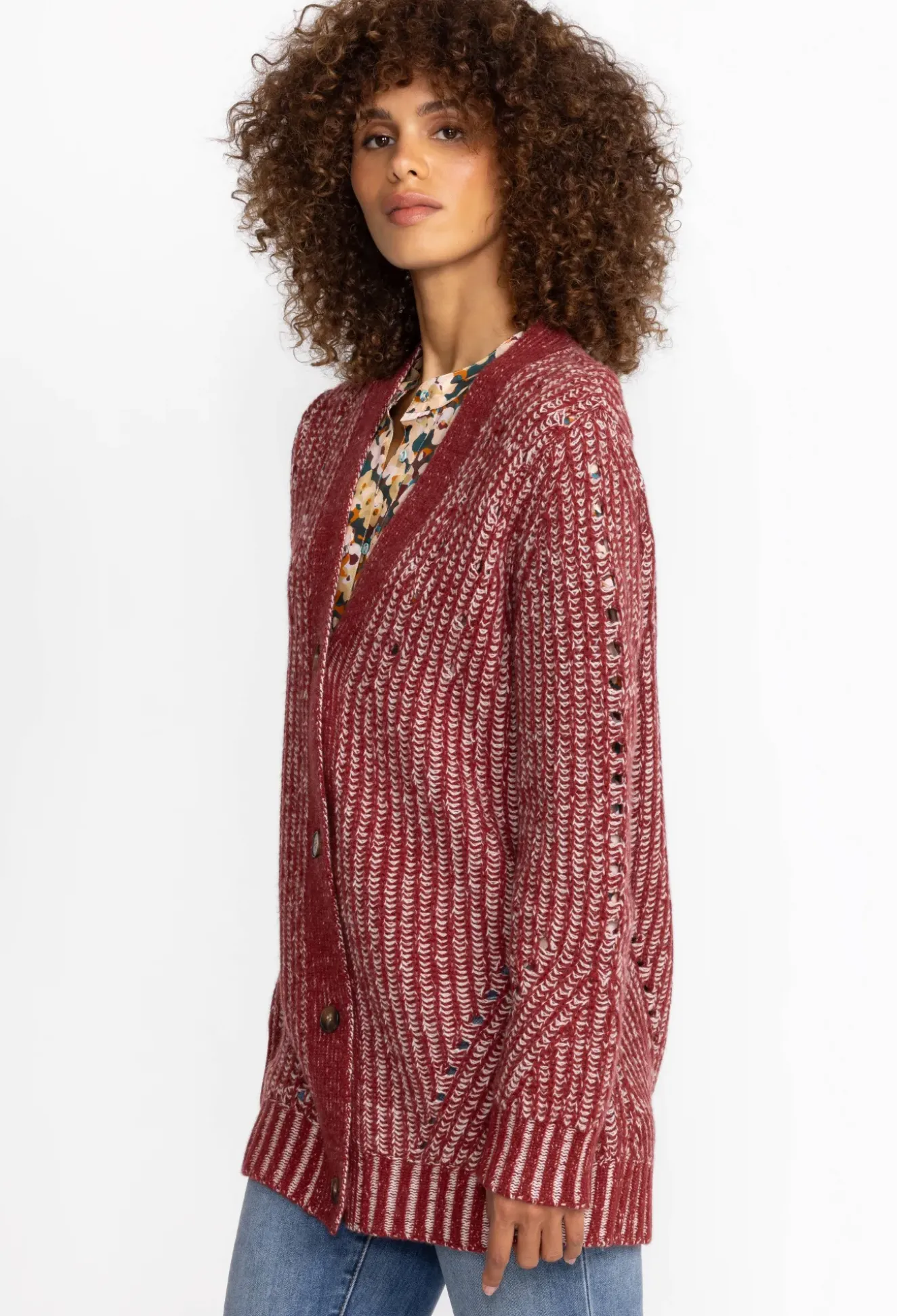 Calme Drop Needle Cardigan