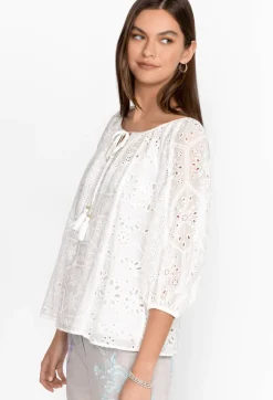Castillo Eyelet Blouse