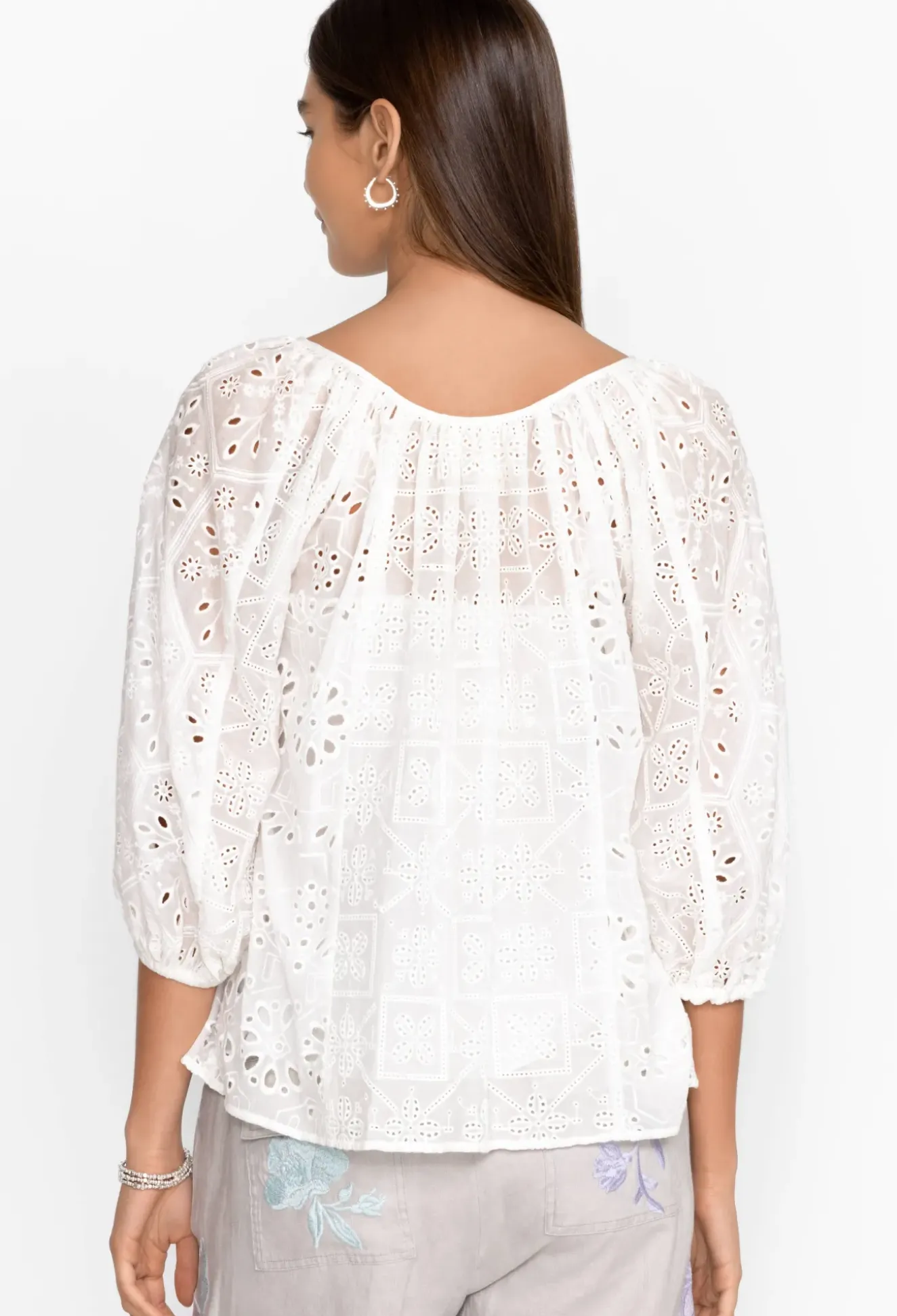 Castillo Eyelet Blouse