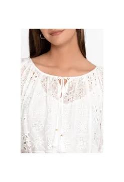 Castillo Eyelet Blouse