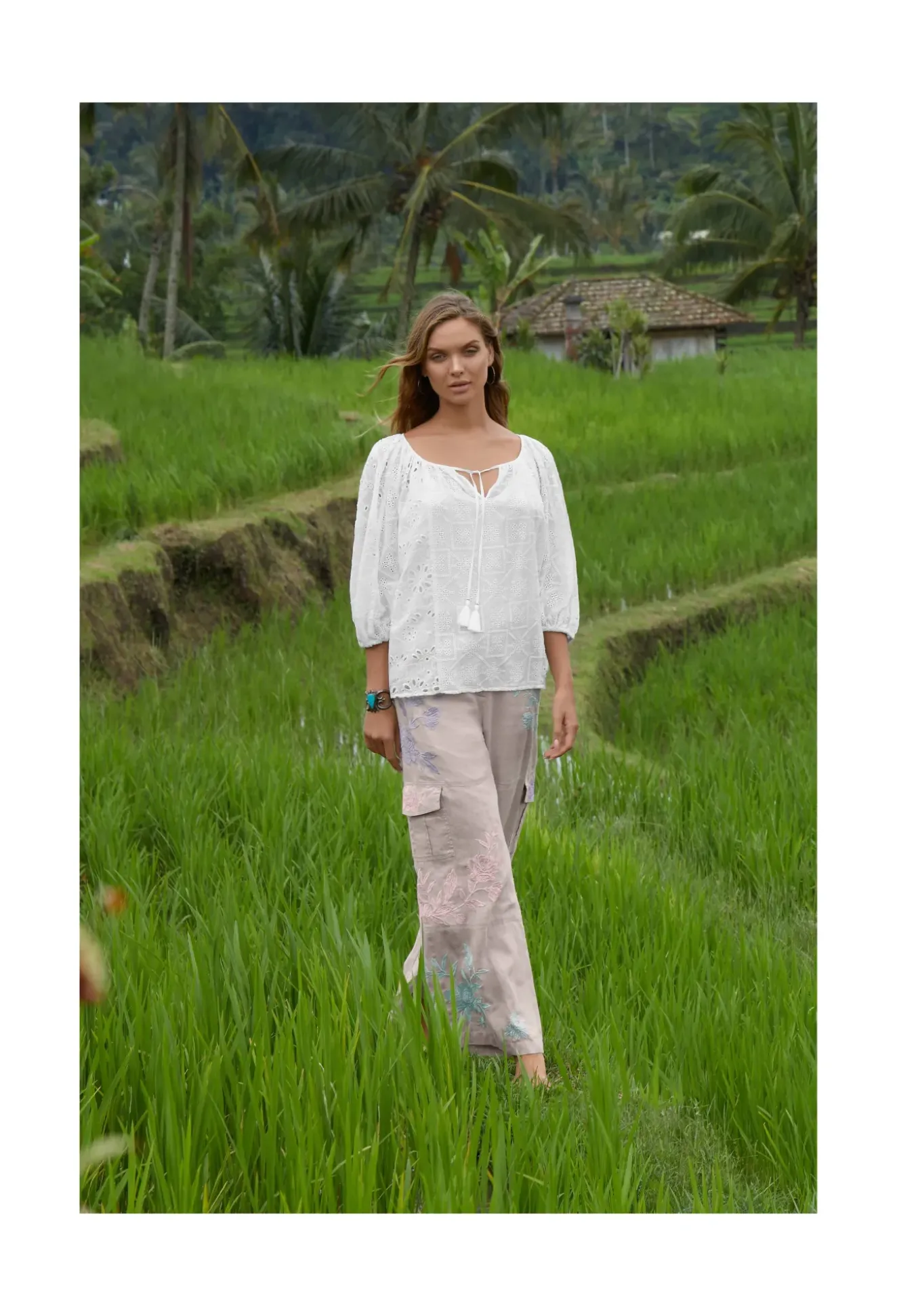 Castillo Eyelet Blouse