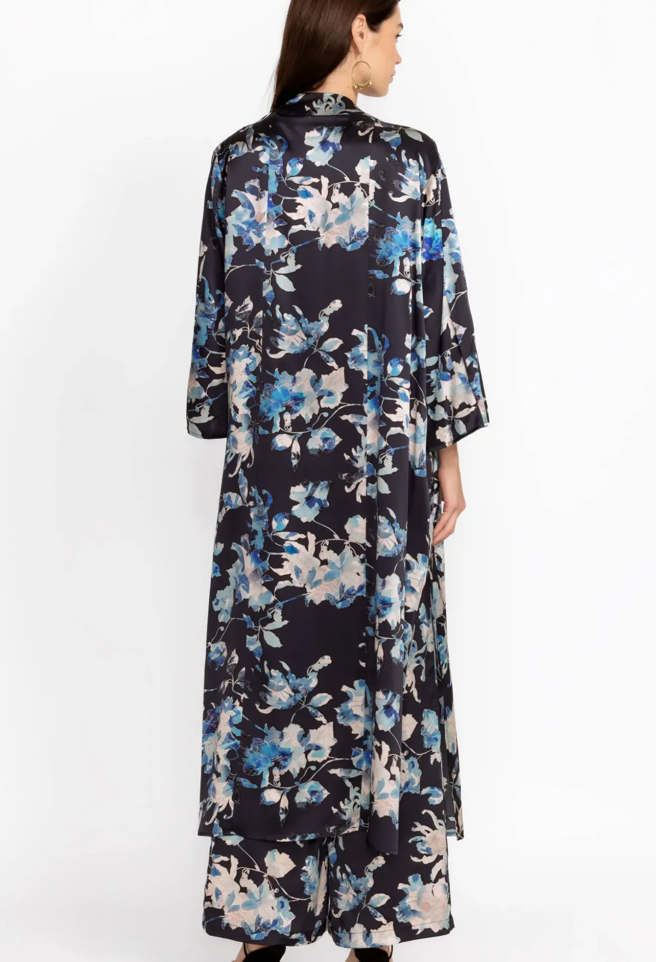 Charmeuse Wrap Kimono