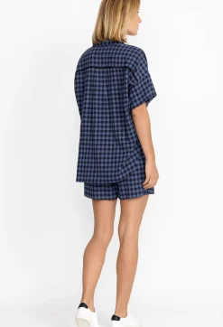 Checked Flounce Short