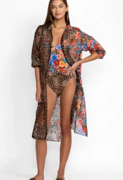 Cheetah Long Shirt Dress