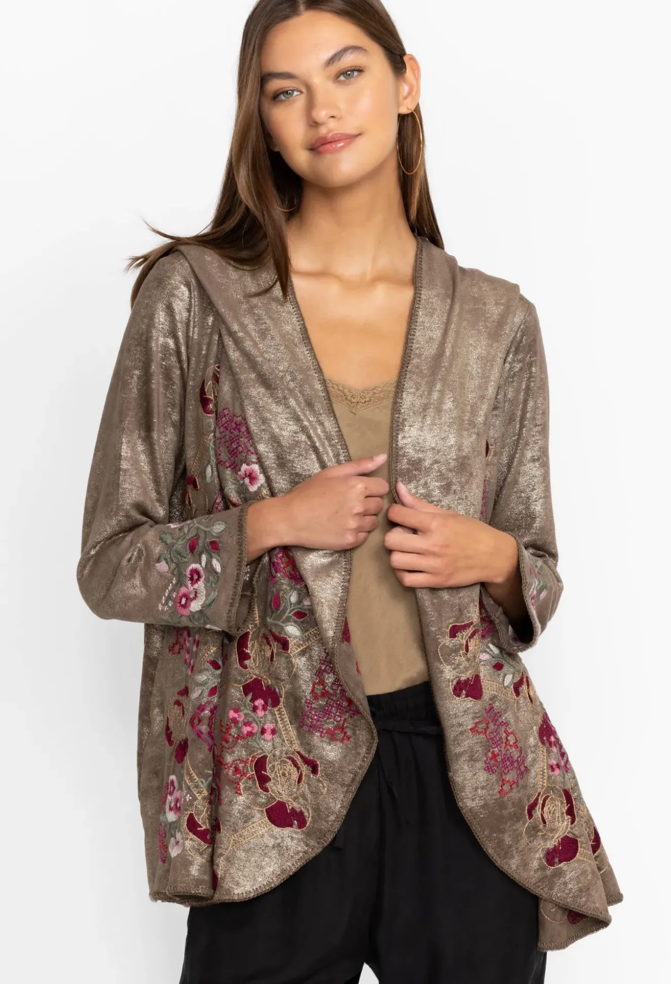Claudette Metallic Sweater