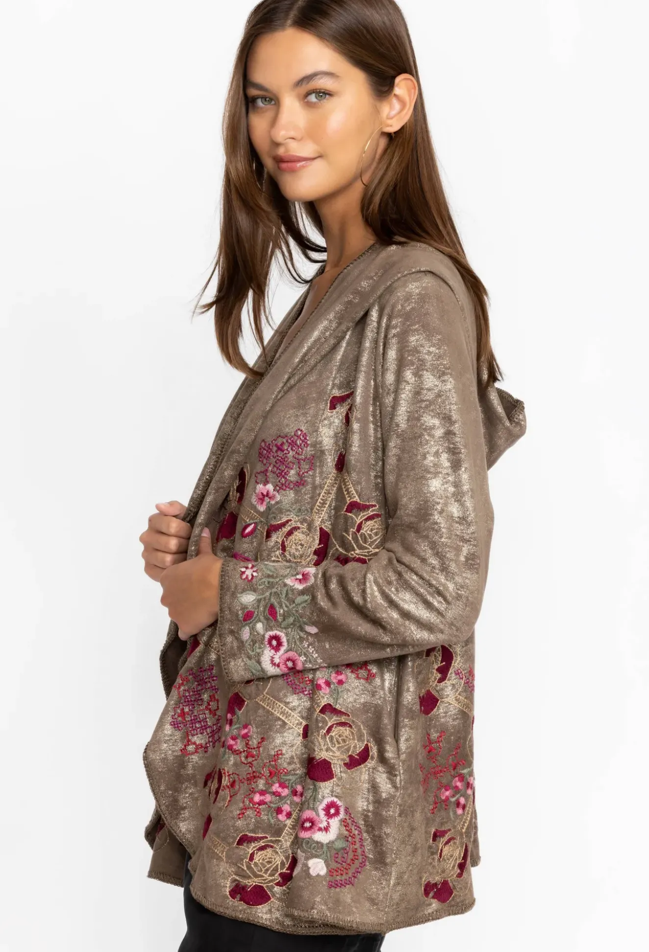 Claudette Metallic Sweater