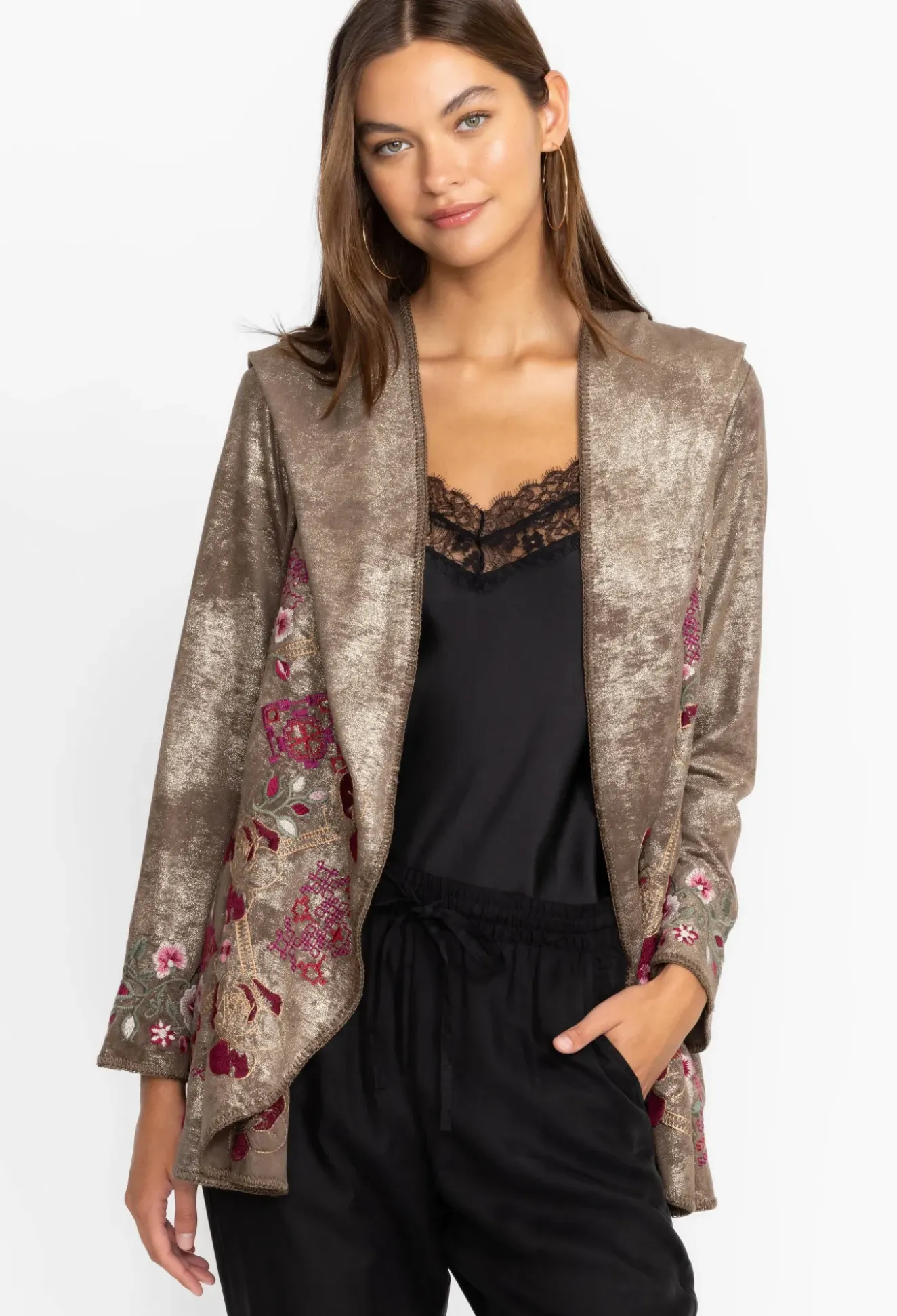 Claudette Metallic Sweater