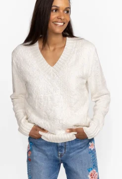 Crochet Patched Sweater