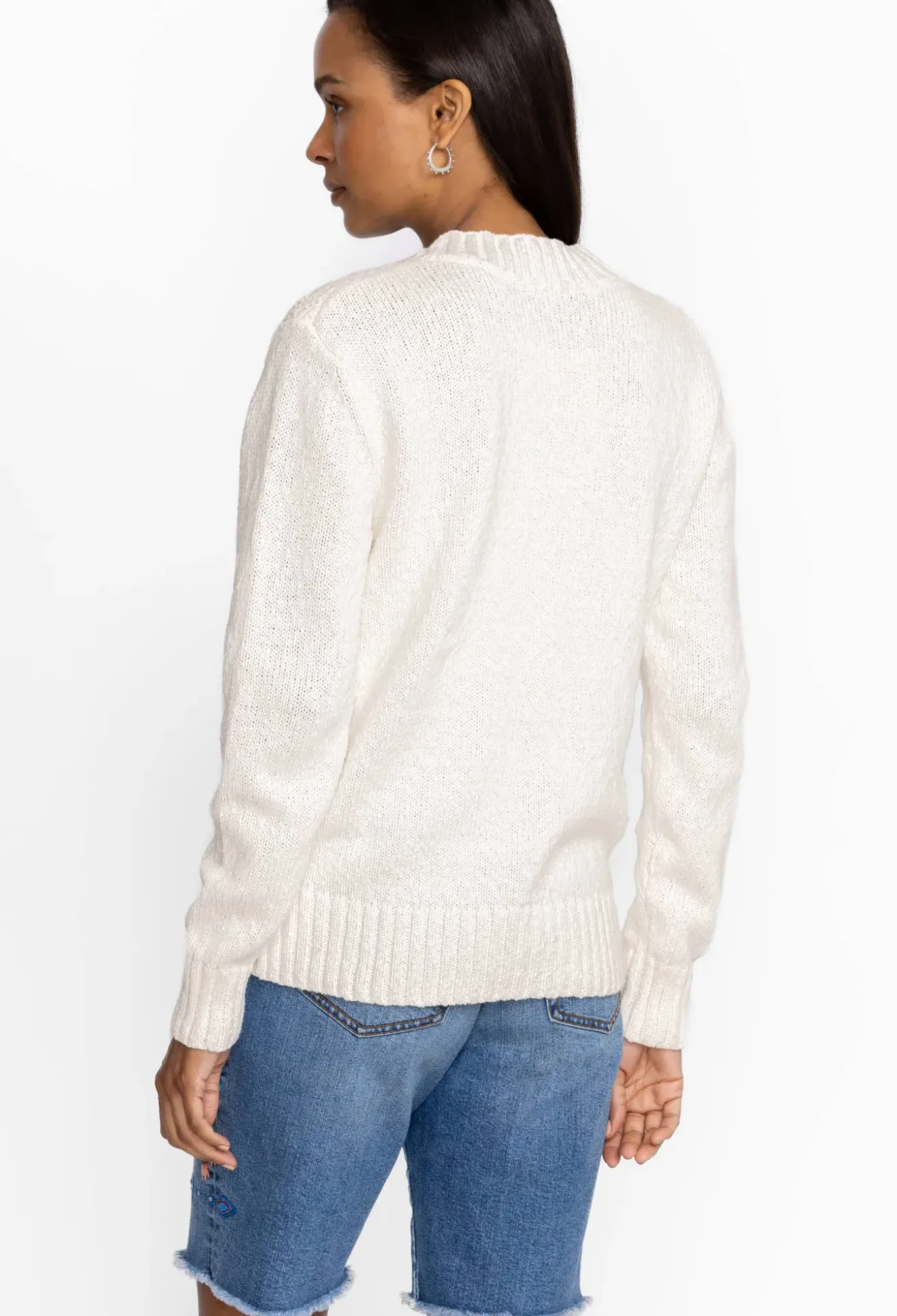 Crochet Patched Sweater