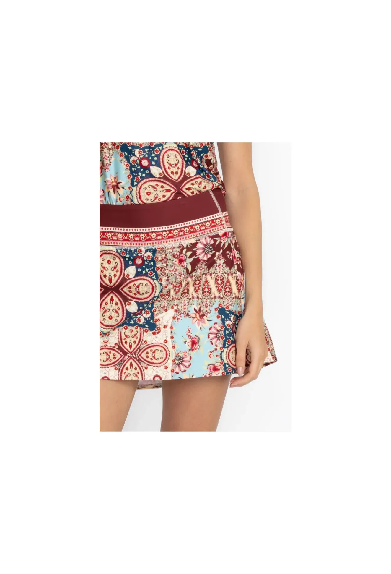 Dolphin Hem Skirt