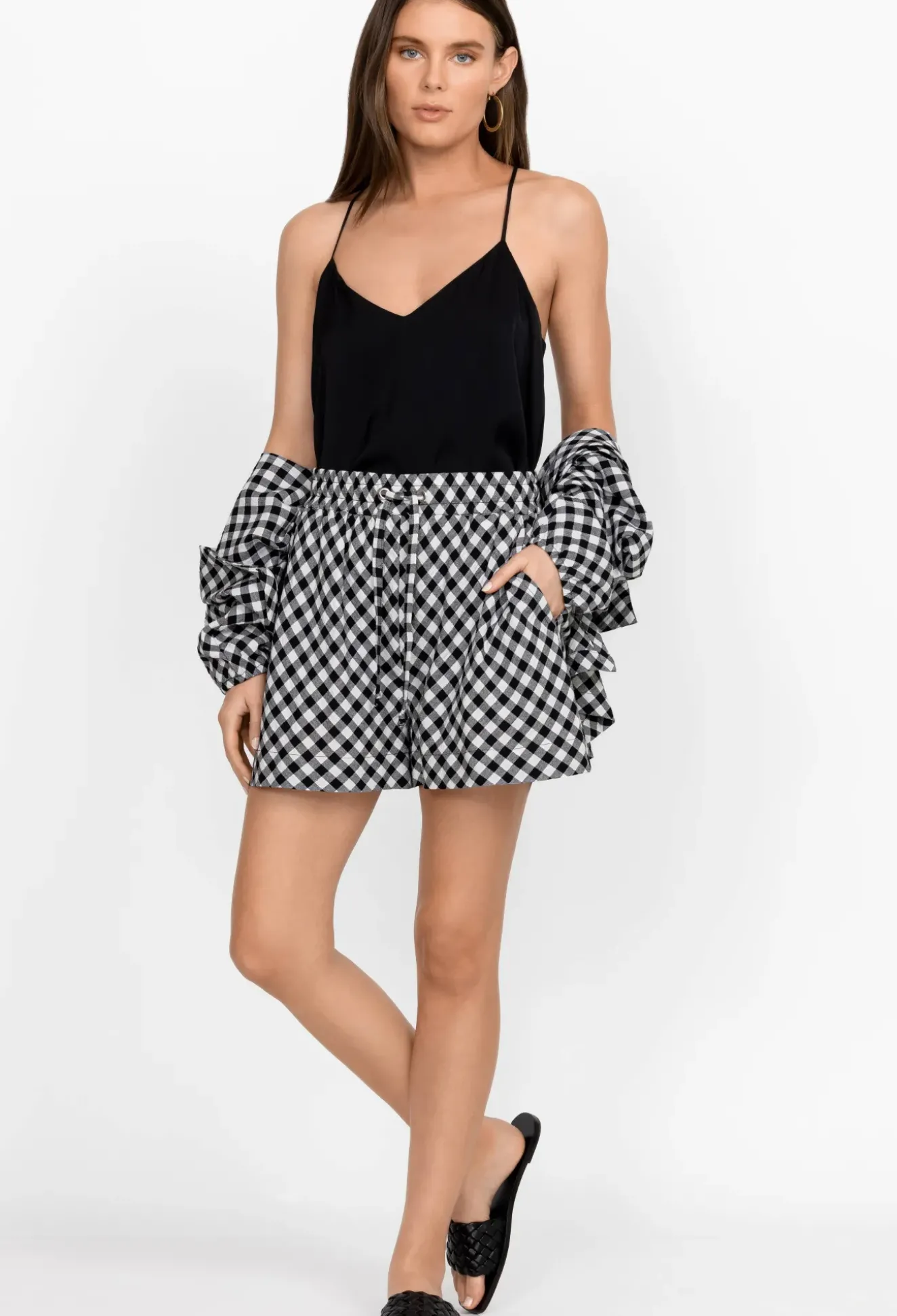 Drawstring A-Line Short