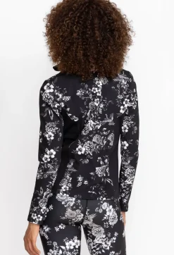 Dreamer Blocked Athletic Mock Neck Pullover