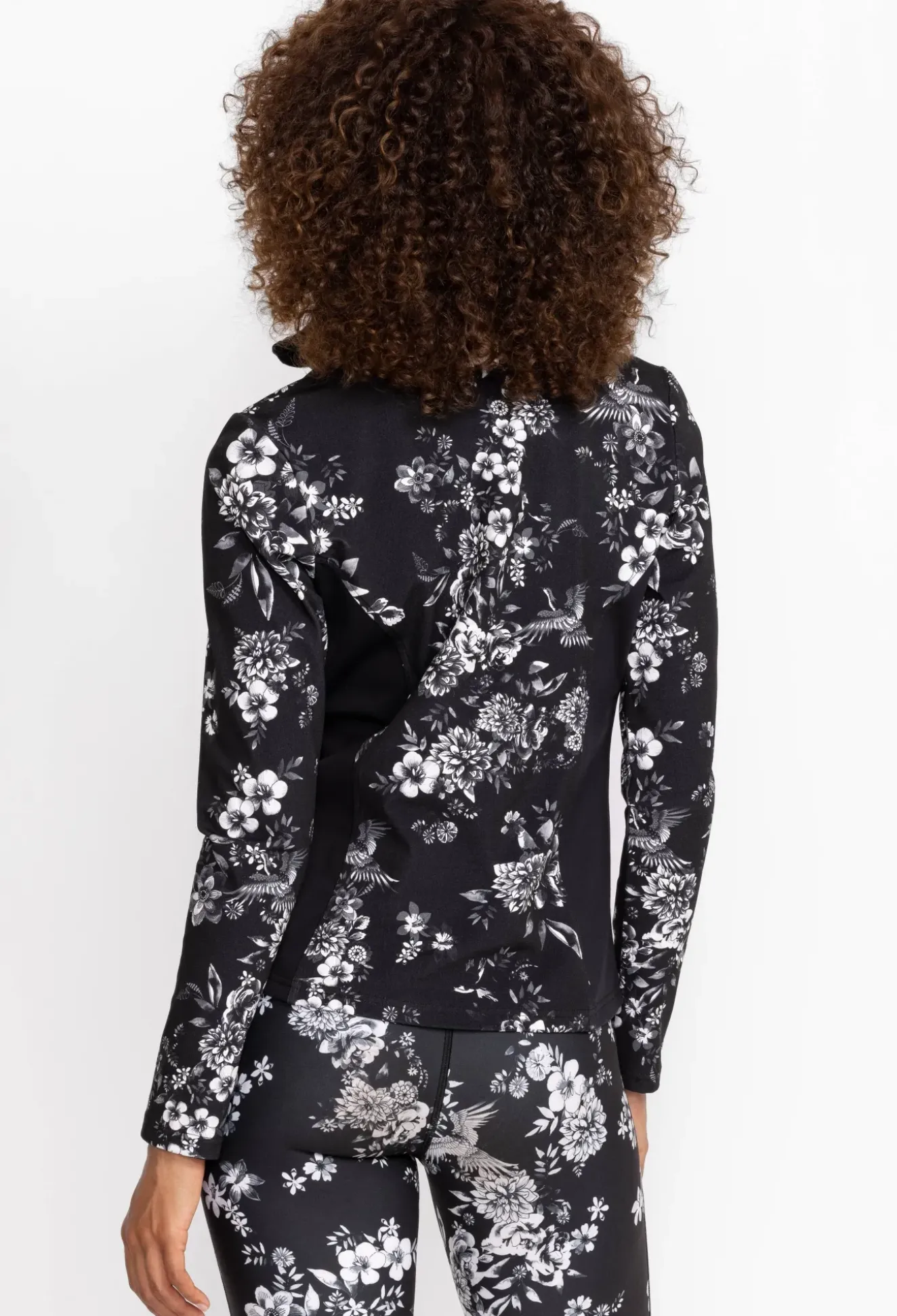 Dreamer Blocked Athletic Mock Neck Pullover