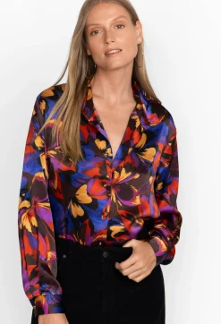 Eclipse Blooms Silk Shirt