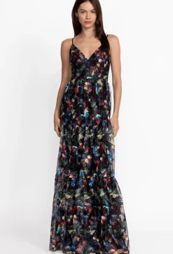 Embroidered Maxi Dress