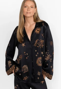 Estrella Kimono Sleeve Oversized Shirt