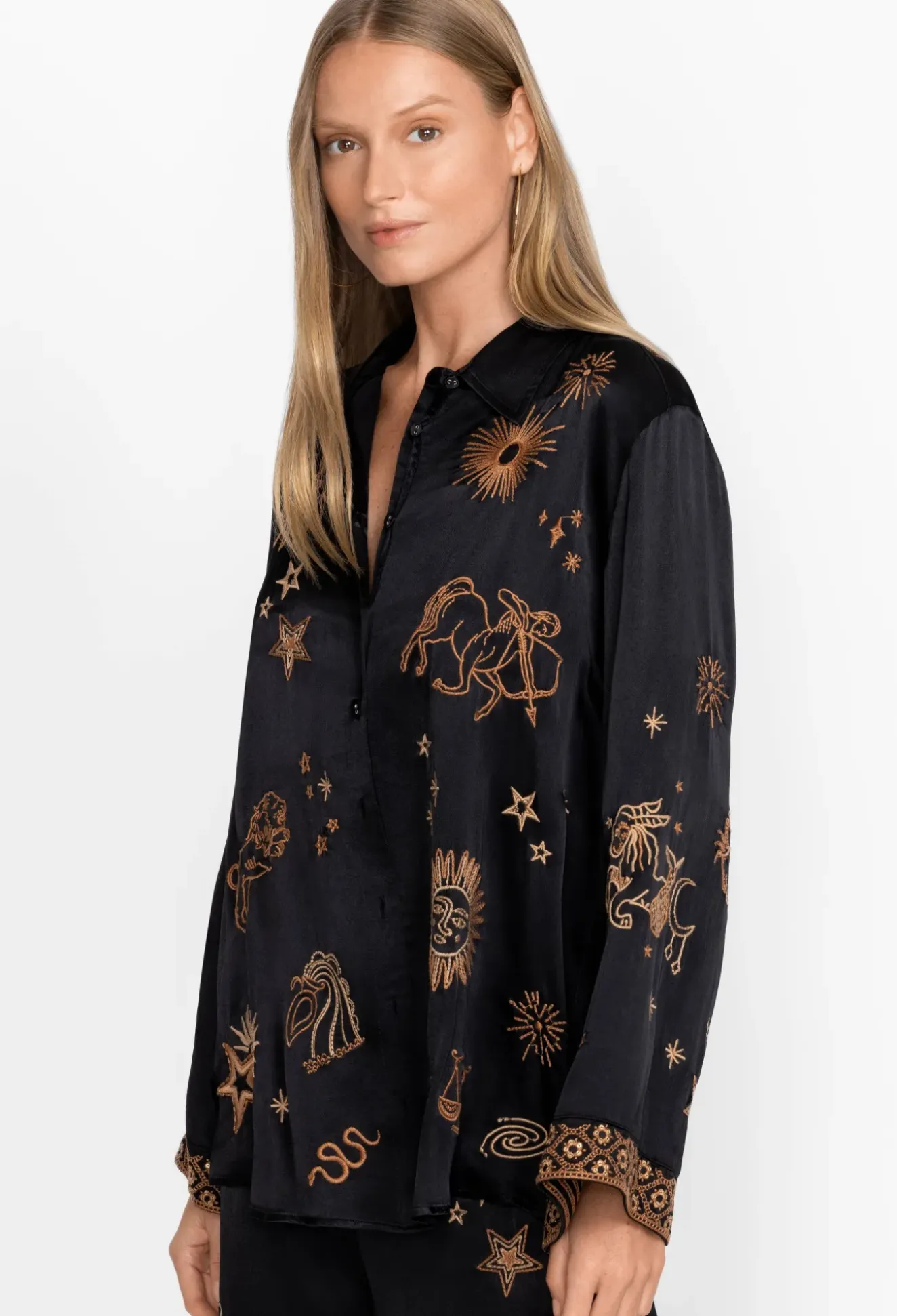 Estrella Kimono Sleeve Oversized Shirt