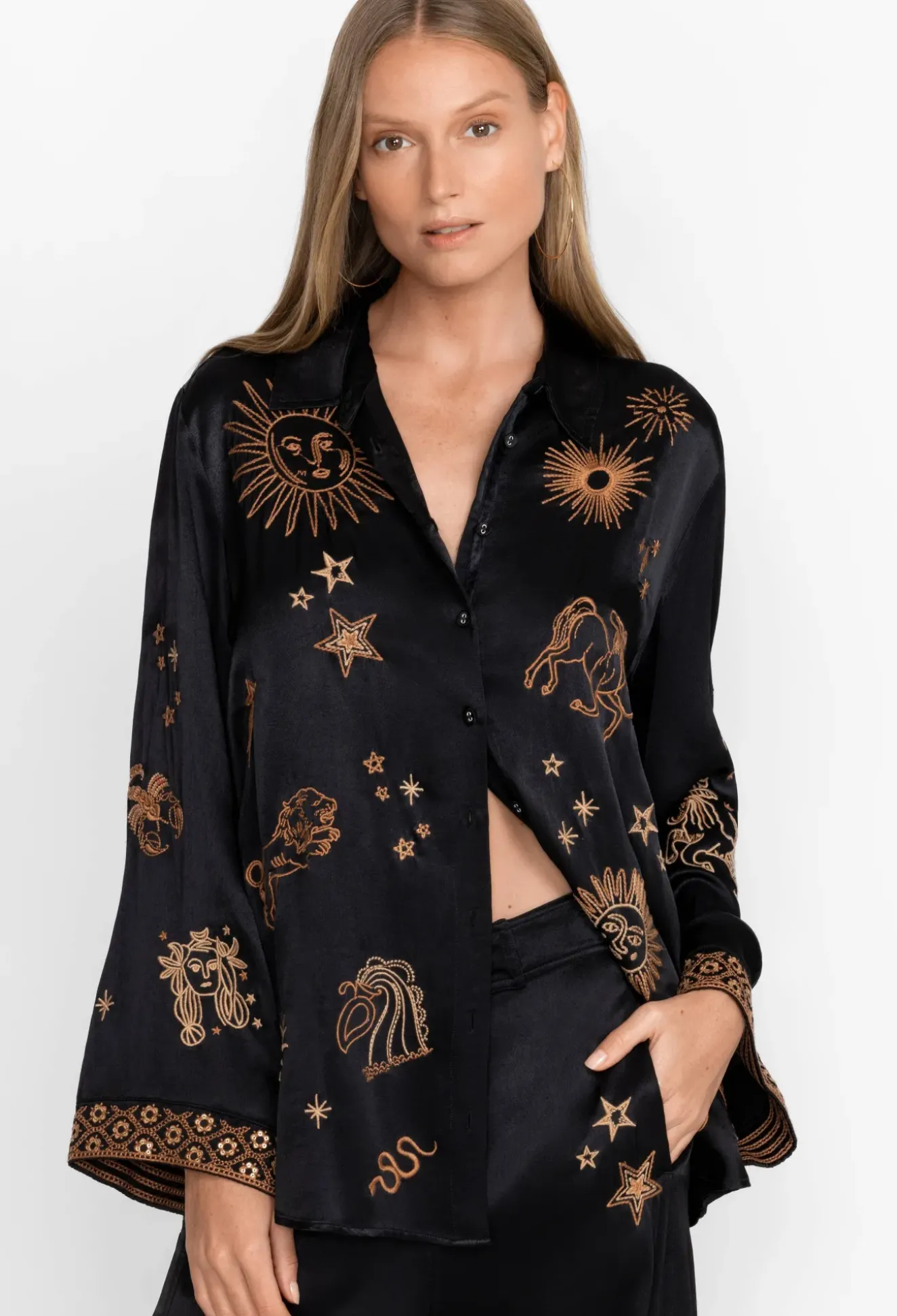 Estrella Kimono Sleeve Oversized Shirt
