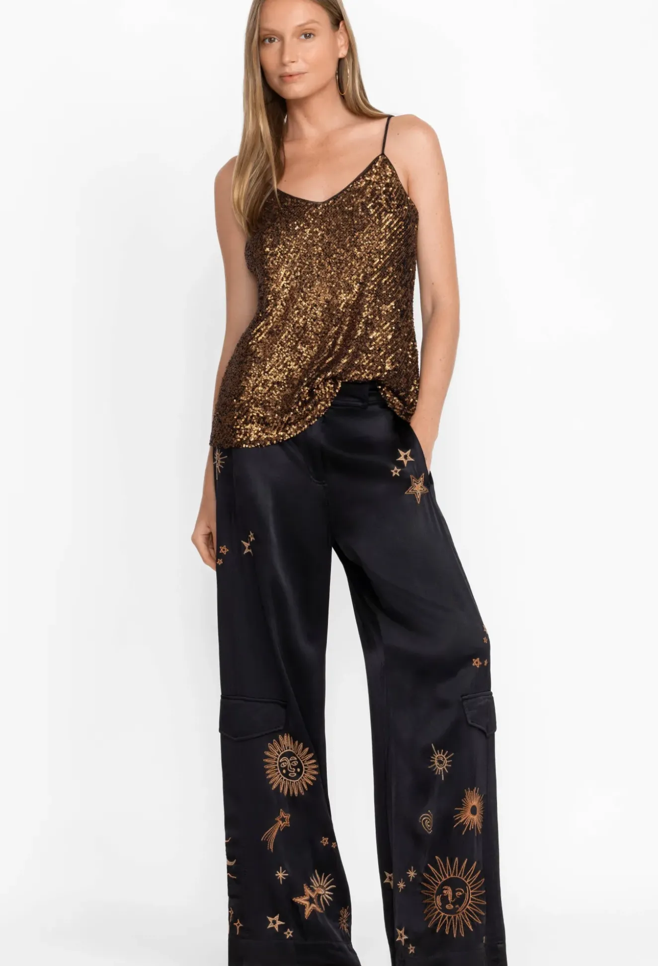 Estrella Wide Leg Cargo Pant