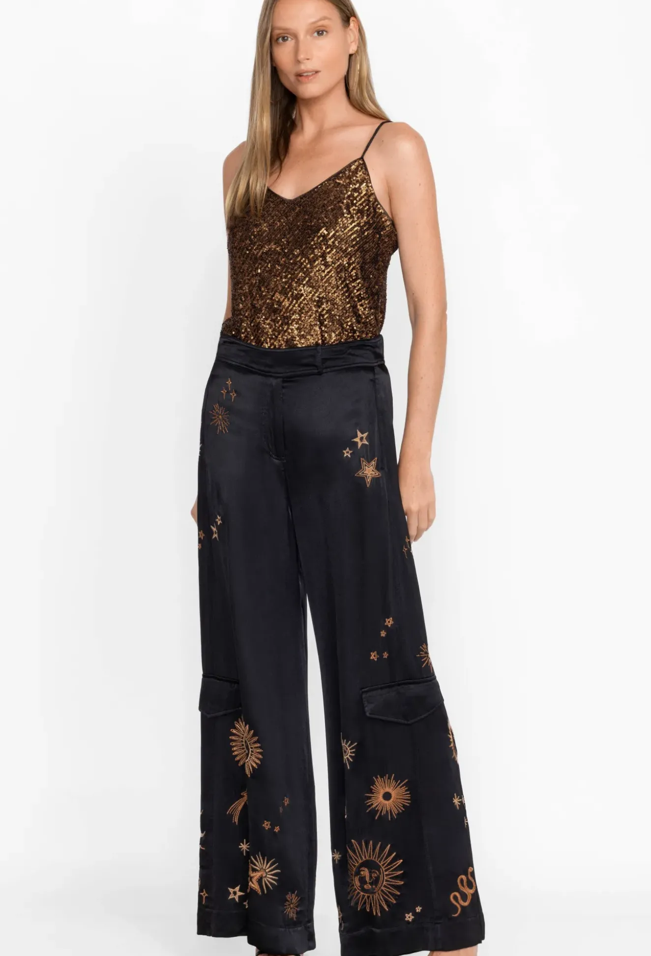 Estrella Wide Leg Cargo Pant