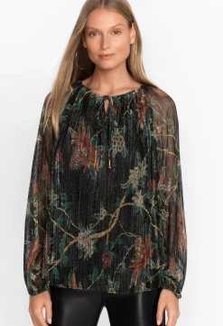 Evelina Metallic Blouse