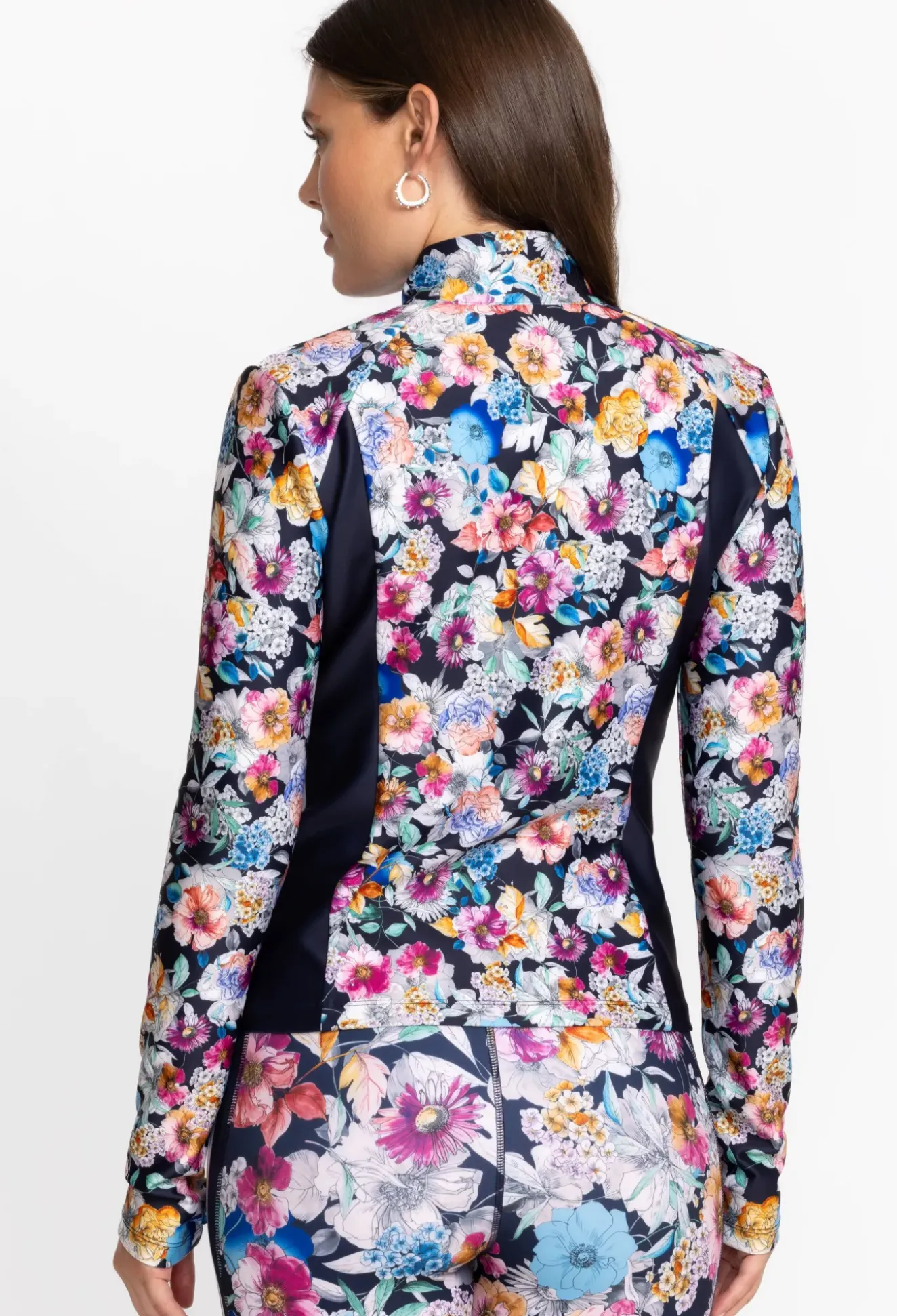 Fall Dance Fitted Athletic Jacket