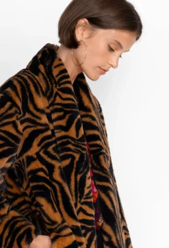 Faux Fur Long Coat